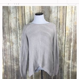 Sweater with Lace Elbow Patches